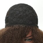 Long Hair Wig Factory - OEM/ODM Custom Long Hair Wig Front Lace Wig Synthetic Fiber No Tangle