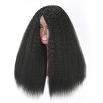 Lace Front Wig Manufacturer - OEM/ODM Custom Synthetic Ladies Hair Wigs Lace Front Afro Kinky Curly Box Braids