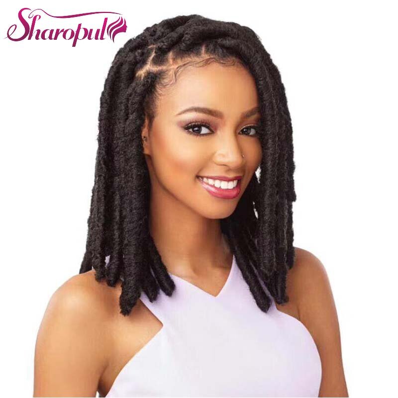 Hair Extensions Manufacturer - OEM/ODM Custom 12-Inch Black Afro Braiding Hair Big Faux Locs Twist