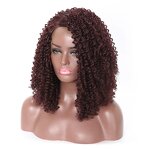 Lace Wig with Closure Manufacturer - OEM/ODM Custom Shoulder Length Water Wave Lace Wig with Closure Natural