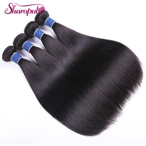 Brazilian Hair Weave Manufacturer - OEM/ODM Custom Brazilian Virgin Hair Straight 3Bundles With Lace Closure
