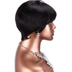 Human Hair Wig Factory - OEM/ODM Custom Straight Bob Pixie Cut Wig with Baby Hair