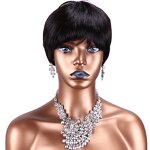 Human Hair Wig Factory - OEM/ODM Custom Straight Bob Pixie Cut Wig with Baby Hair