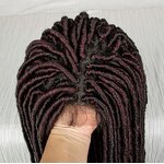 Synthetic Hair Wig Factory - OEM/ODM Custom Full Lace Glueless African Wig with Goddess Locs