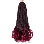 Synthetic Braiding Hair Factory - OEM/ODM Custom French Curl Braiding Hair Extensions Goddess Box Braids