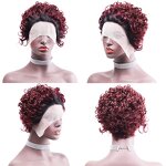 Lace Frontal Wig Manufacturer - OEM/ODM Custom Short Curly Human Hair Wig 8inch 13x4 Lace Frontal