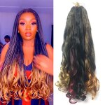 Box Wavy Crochet Braids Manufacturer - OEM/ODM Custom 22-Inch Box Wavy Crochet Braids Jumbo Yaki