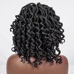 Full Lace Wig Manufacturer - OEM/ODM Custom Synthetic Faux Locs Braided Wig with Goddess Locs