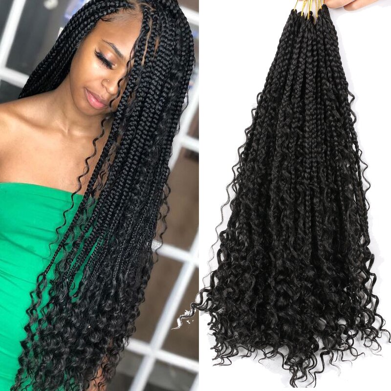 Crochet Hair Braids Factory - OEM/ODM Custom 22-Inch 18-Strand Crochet Braids Messy Braids