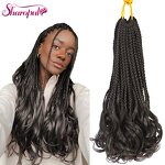 Synthetic Braiding Hair Factory - OEM/ODM Custom French Curl Braiding Hair Extensions Goddess Box Braids