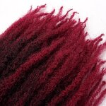 Synthetic Marley Braids Factory - OEM/ODM Custom Red Afro Kinky Curly Twist Braiding Hair Pre-Stretched