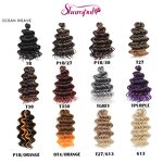 Synthetic Braiding Hair Manufacturer - OEM/ODM Custom Loose Deep Crochet Curl Hair Extensions Ocean Wave