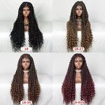 Synthetic Hair Wigs Manufacturer - OEM/ODM Custom Messy Box Locs Full Lace Wig for Black Women