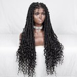 Lace Frontal Wig Manufacturer - OEM/ODM Custom Handmade Butterfly Distressed Locs Crochet Braids