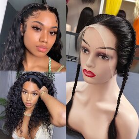 Braids Frontal Lace Factory - OEM/ODM Custom Brazilian Natural Human Hair Frontal Braid Hairpiece