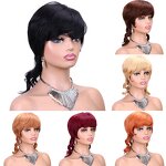 Short Human Hair Wigs Factory - OEM/ODM Custom Cheap Price Short Human Hair Wigs 8-14inch Glueless