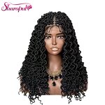 Lace Frontal Wig Factory - OEM/ODM Custom Wavy Faux Locs Braided Wig with Baby Hair