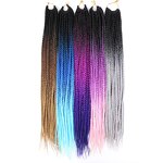 Crochet Braid Hair Factory - OEM/ODM Custom Jumbo Braiding Hair 24inch Ombre Color Crochet Braid