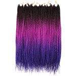 Crochet Braid Hair Factory - OEM/ODM Custom Jumbo Braiding Hair 24inch Ombre Color Crochet Braid