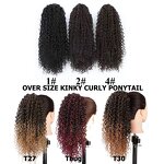 Synthetic Hair Extensions Factory - OEM/ODM Custom Afro Ponytail Clip-in Extensions Loose Curls