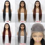Lace Frontal Wig Factory - OEM/ODM Custom Wavy Faux Gypsy Locs Black Braided Wig