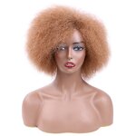 Afro Wigs Manufacturer - OEM/ODM Custom Short Curly Afro Kinky Wig Huge Fluffy Puff Wigs for Black