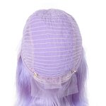 Lace Wigs Manufacturer - OEM/ODM Custom Virgin Human Hair Straight 13x4 Lace Wigs Brazilian Light Purple Bob