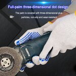 PVC Protective Gloves Factory - OEM/ODM Custom Anti Slip PVC Protective Hand Gloves Construction Rubber Labor