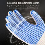 Cotton Yarn Gloves Manufacturer - OEM/ODM Custom Work Gloves Cotton Yarn PVC Dot Thick Wear-resistant Non-slip