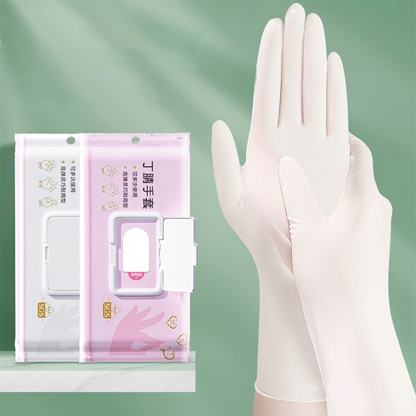 Nitrile Gloves Manufacturer - OEM/ODM Custom Anti Slip Nitrile Gloves Lengthened Beauty Salon Tattoo Pink Powder Free