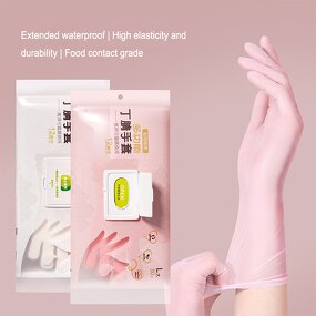 Nitrile Gloves Manufacturer - OEM/ODM Custom Extra Long Thick Disposable Nitrile Gloves Waterproof Kitchen