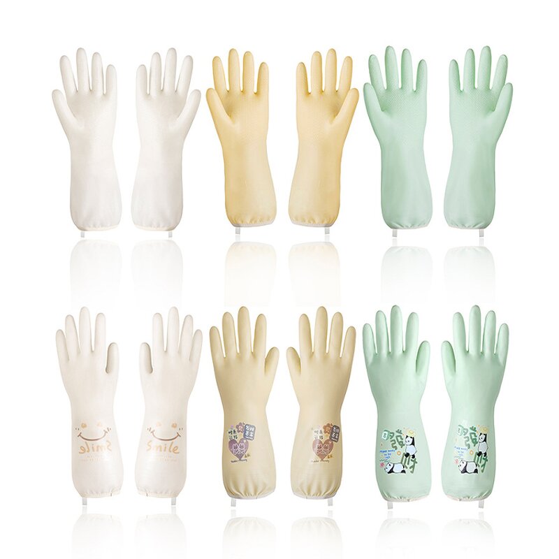 Protective Gloves Factory - OEM/ODM Custom Household Protective Gloves Extra Long Durable Cleaning Waterproof