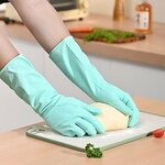Nitrile Gloves Factory - OEM/ODM Custom Nitrile Housework Cleaning Dishwashing Kitchen Durable Waterproof Gloves