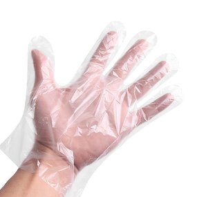 PE Hand Gloves Factory - OEM/ODM Custom Household Disposable PE Plastic Hand Gloves Powder Free Food Grade