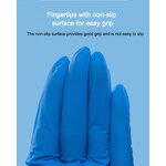 Nitrile Gloves Factory - OEM/ODM Custom Waterproof Touch Screen Anti Chemical Disposable Nitrile Gloves