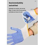 PVC Protective Gloves Factory - OEM/ODM Custom Anti Slip PVC Protective Hand Gloves Construction Rubber Labor