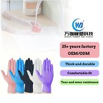Safety Gloves Factory - OEM/ODM Custom 4.5g Nitrile PVC Composite Disposable Safety Gloves Various Sizes