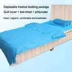 Medical Bedding Manufacturer - OEM/ODM Custom Medical Bedding Package Disposable Bed Sheet Quilt Cover Thick Non Woven