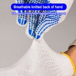 PVC Protective Gloves Factory - OEM/ODM Custom Anti Slip PVC Protective Hand Gloves Construction Rubber Labor