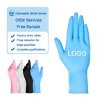 Nitrile Gloves Manufacturer - OEM/ODM Custom Blue Powder Free Disposable Gloves for Medical Service