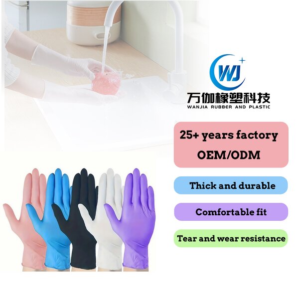 PVC Gloves Factory - OEM/ODM Custom 100PCS Box Black Vinyl PVC Gloves Powder Free Disposable Kitchen