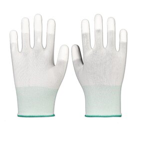 PU Coated Gloves Factory - OEM/ODM Custom Best Selling White PU Coated Safety Protective Work Fishing Gloves