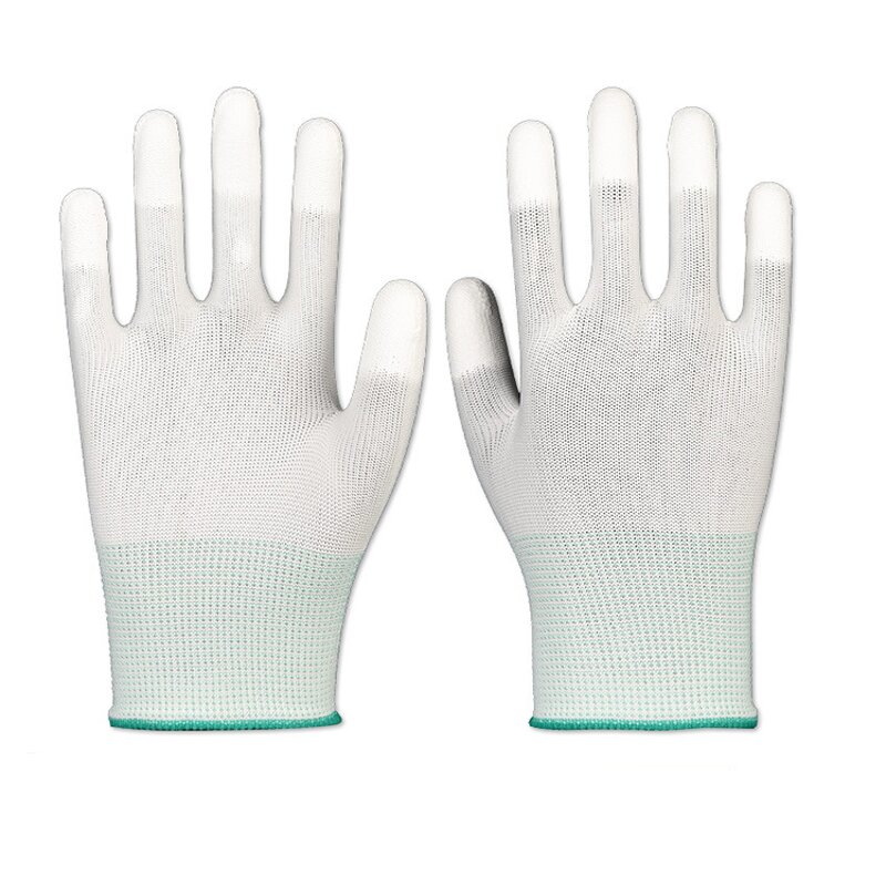 PU Coated Gloves Factory - OEM/ODM Custom Best Selling White PU Coated Safety Protective Work Fishing Gloves