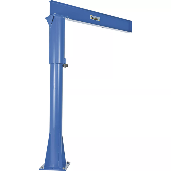 Jib Crane Manufacturer - Heavy-duty Welded Steel Floor Mounted 500kg 1ton 2000lbs with Winch Hoist