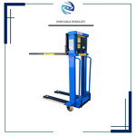 Electric Stacker Manufacturer - Factory Price 1T Self Loading Blue Light Ladder Truck Mounted