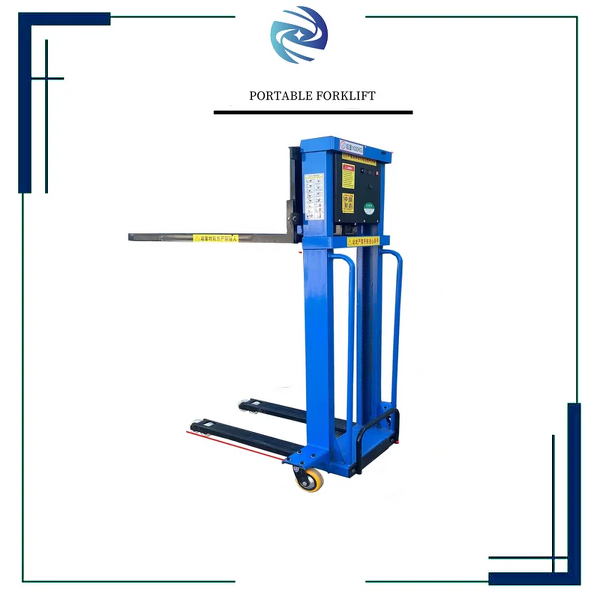 Electric Stacker Manufacturer - Factory Price 1T Self Loading Blue Light Ladder Truck Mounted