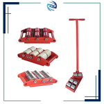 Machinery Moving Skates Factory - 6T-15T Heavy Duty Dolly Skate Roller Mover Cargo Trolley with 13200lb