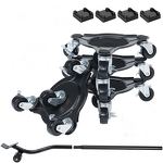 Furniture Movers Manufacturer - Update 360 Rotation with Brake 4 Pack Triangle 1500LBS Thickened Steel