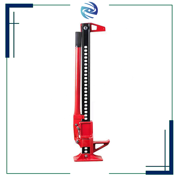 Farm Jack Factory - 48" High Lift Ratcheting 6000lbs/3Ton Capacity Red Farm Utility Off-road