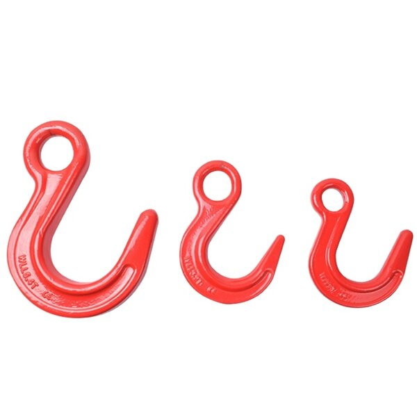 Eye Hook Factory - Container Hook Red High Temperature Forgingstell Smooth Surface Lifting